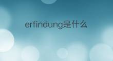 erfindung是什么意思 erfindung的中文翻译、读音、例句