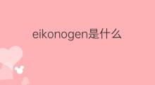eikonogen是什么意思 eikonogen的中文翻译、读音、例句