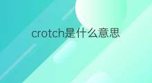 crotch是什么意思 crotch的中文翻译、读音、例句