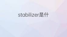 stabilizer是什么意思 stabilizer的中文翻译、读音、例句