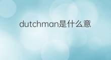 dutchman是什么意思 dutchman的中文翻译、读音、例句