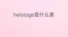 helotage是什么意思 helotage的中文翻译、读音、例句