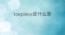 toepiece是什么意思 toepiece的中文翻译、读音、例句