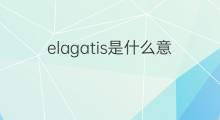 elagatis是什么意思 elagatis的中文翻译、读音、例句