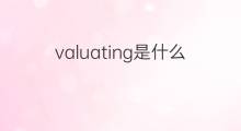 valuating是什么意思 valuating的中文翻译、读音、例句