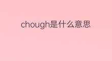chough是什么意思 chough的中文翻译、读音、例句