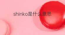 shinko是什么意思 shinko的中文翻译、读音、例句