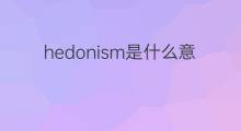 hedonism是什么意思 hedonism的中文翻译、读音、例句