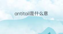 antitail是什么意思 antitail的中文翻译、读音、例句