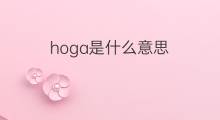 hoga是什么意思 hoga的中文翻译、读音、例句