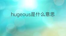 hugeous是什么意思 hugeous的中文翻译、读音、例句
