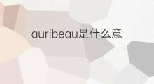 auribeau是什么意思 auribeau的中文翻译、读音、例句