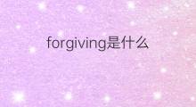 forgiving是什么意思 forgiving的中文翻译、读音、例句