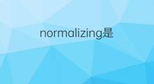 normalizing是什么意思 normalizing的中文翻译、读音、例句