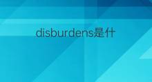 disburdens是什么意思 disburdens的中文翻译、读音、例句