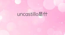uncastillo是什么意思 uncastillo的中文翻译、读音、例句
