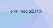 omnimedia是什么意思 omnimedia的中文翻译、读音、例句