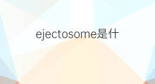 ejectosome是什么意思 ejectosome的中文翻译、读音、例句