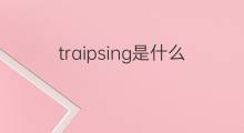 traipsing是什么意思 traipsing的中文翻译、读音、例句