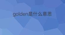 golden是什么意思 golden的中文翻译、读音、例句