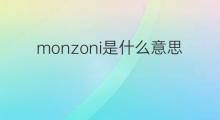 monzoni是什么意思 monzoni的中文翻译、读音、例句