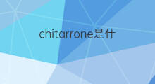 chitarrone是什么意思 chitarrone的中文翻译、读音、例句
