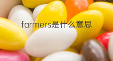 farmers是什么意思 farmers的中文翻译、读音、例句