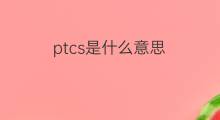 ptcs是什么意思 ptcs的中文翻译、读音、例句