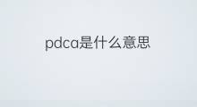 pdca是什么意思 pdca的中文翻译、读音、例句