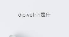 dipivefrin是什么意思 dipivefrin的中文翻译、读音、例句
