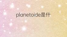 planetoide是什么意思 planetoide的中文翻译、读音、例句