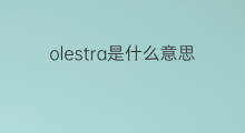 olestra是什么意思 olestra的中文翻译、读音、例句