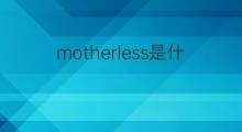 motherless是什么意思 motherless的中文翻译、读音、例句