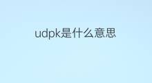 udpk是什么意思 udpk的中文翻译、读音、例句