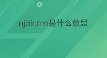 njaiama是什么意思 njaiama的中文翻译、读音、例句