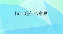 heal是什么意思 heal的中文翻译、读音、例句