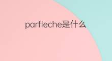 parfleche是什么意思 parfleche的中文翻译、读音、例句