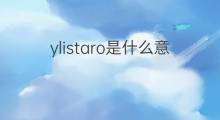 ylistaro是什么意思 ylistaro的中文翻译、读音、例句