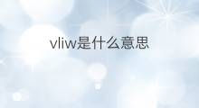 vliw是什么意思 vliw的中文翻译、读音、例句