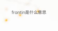 frantin是什么意思 frantin的中文翻译、读音、例句