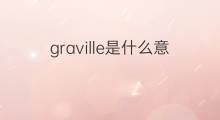 graville是什么意思 graville的中文翻译、读音、例句