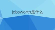 jobsworth是什么意思 jobsworth的中文翻译、读音、例句