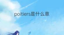 poitiers是什么意思 poitiers的中文翻译、读音、例句