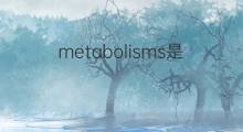 metabolisms是什么意思 metabolisms的中文翻译、读音、例句
