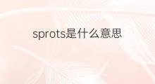 sprots是什么意思 sprots的中文翻译、读音、例句