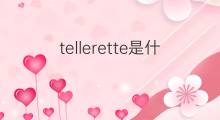 tellerette是什么意思 tellerette的中文翻译、读音、例句