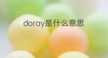doray是什么意思 doray的中文翻译、读音、例句