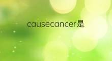 causecancer是什么意思 causecancer的中文翻译、读音、例句