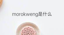 morokweng是什么意思 morokweng的中文翻译、读音、例句