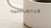 fippenny是什么意思 fippenny的中文翻译、读音、例句